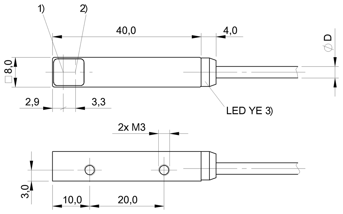 Diffuse sensors