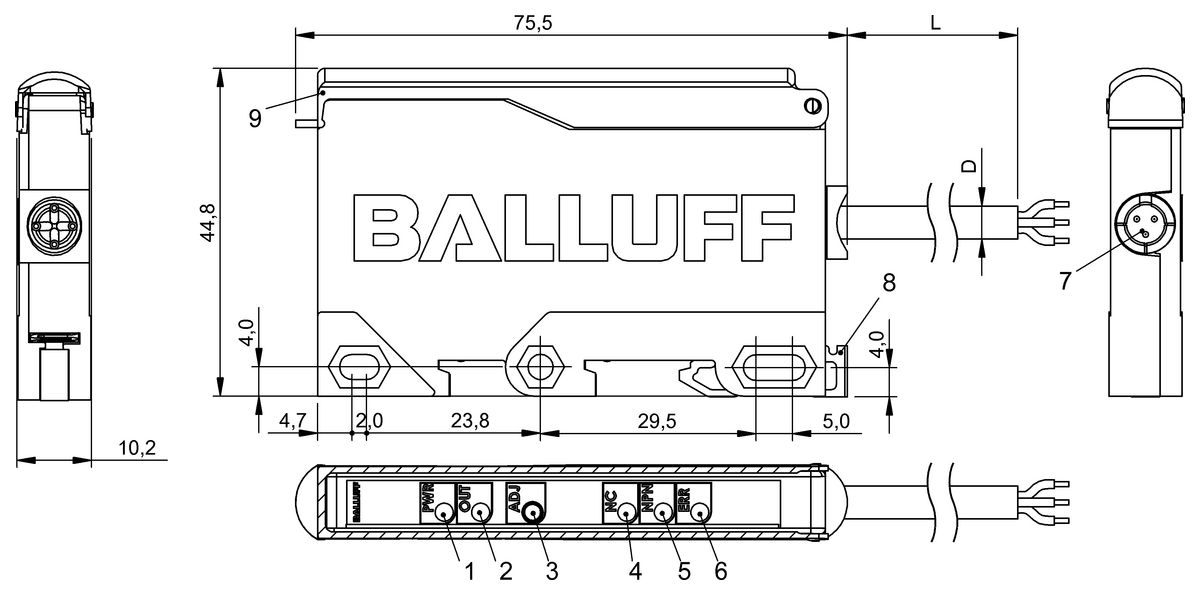 Amplifiers for capacitive sensor heads