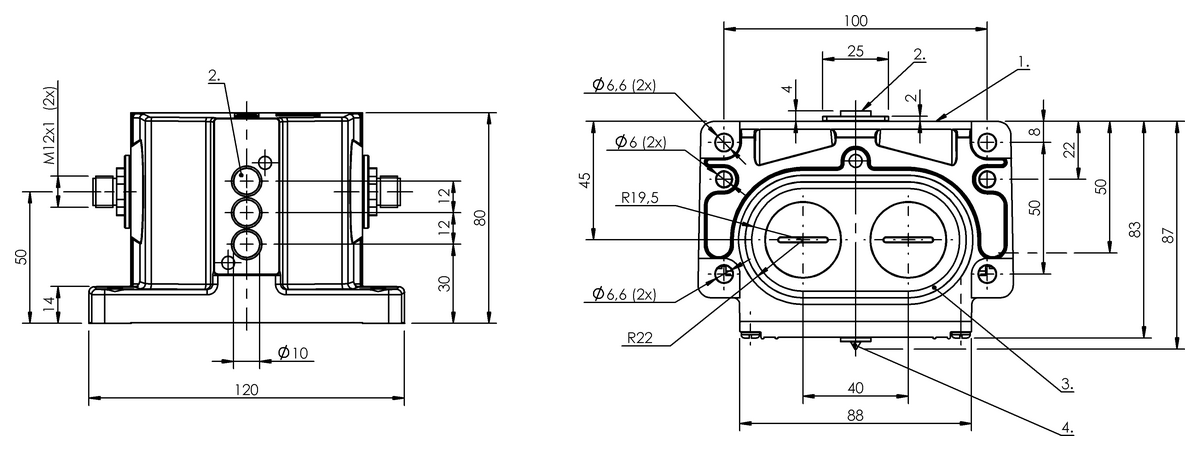 Inductive multiple position limit switches