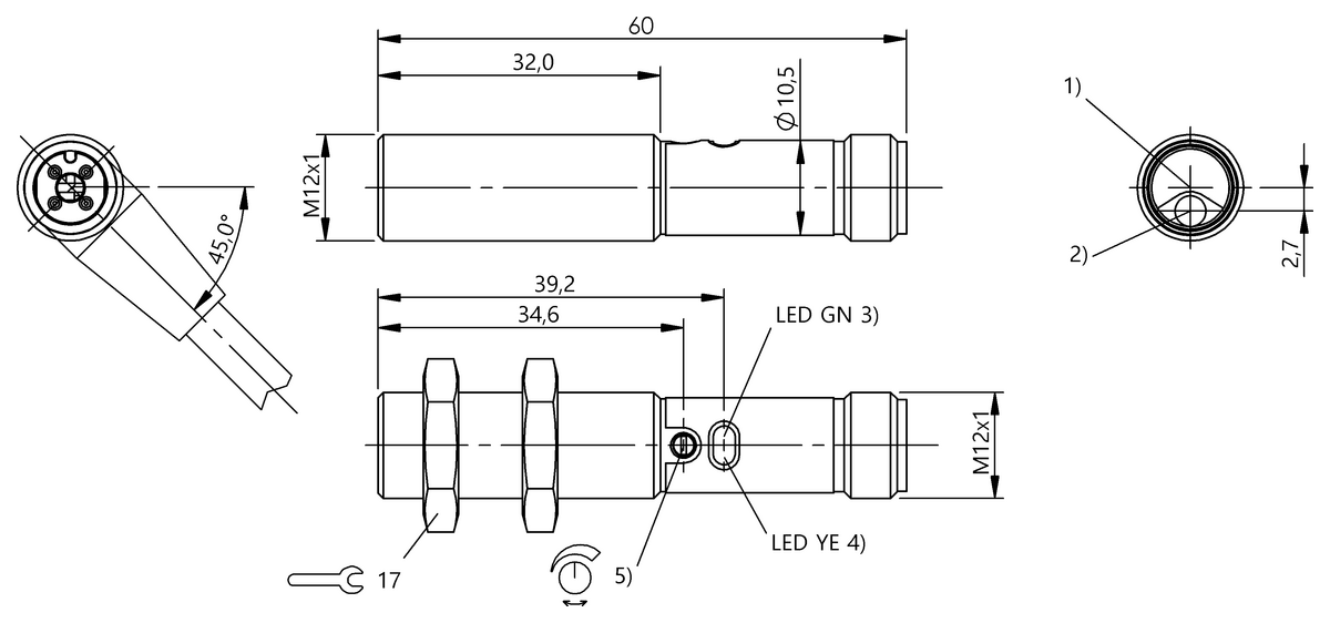 Diffuse sensors
