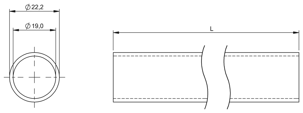 Protective tubes for cables