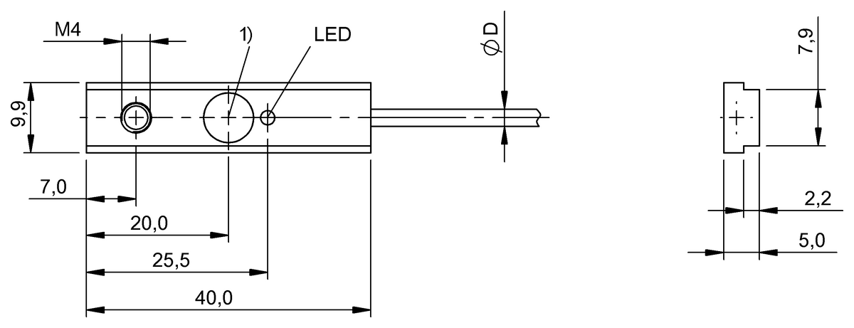 Inductive proximity switches and proximity sensors