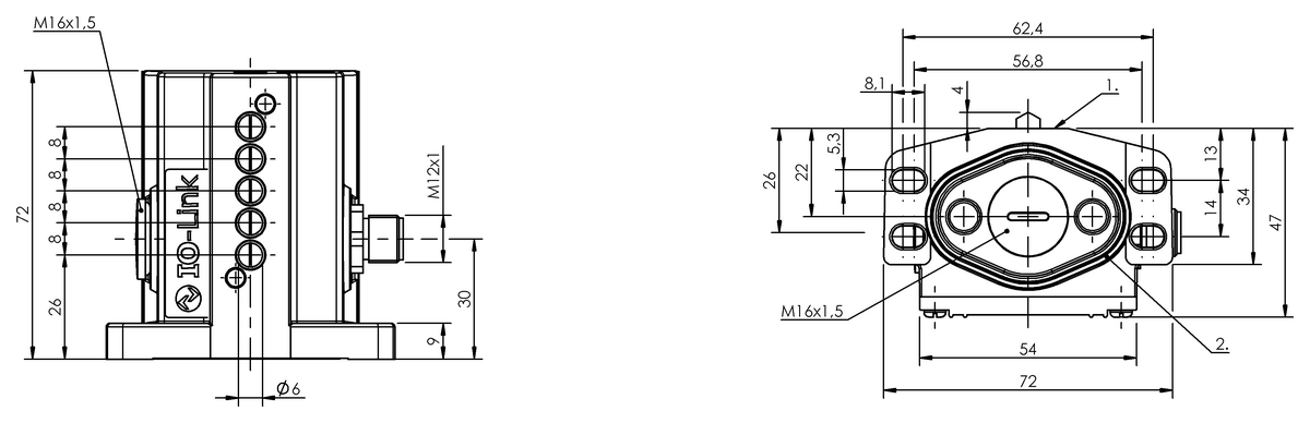 Mechanical multiple position limit switches