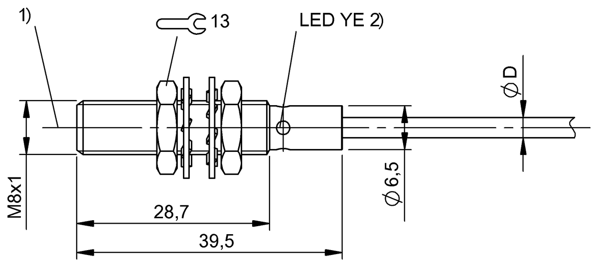 Through-beam sensors