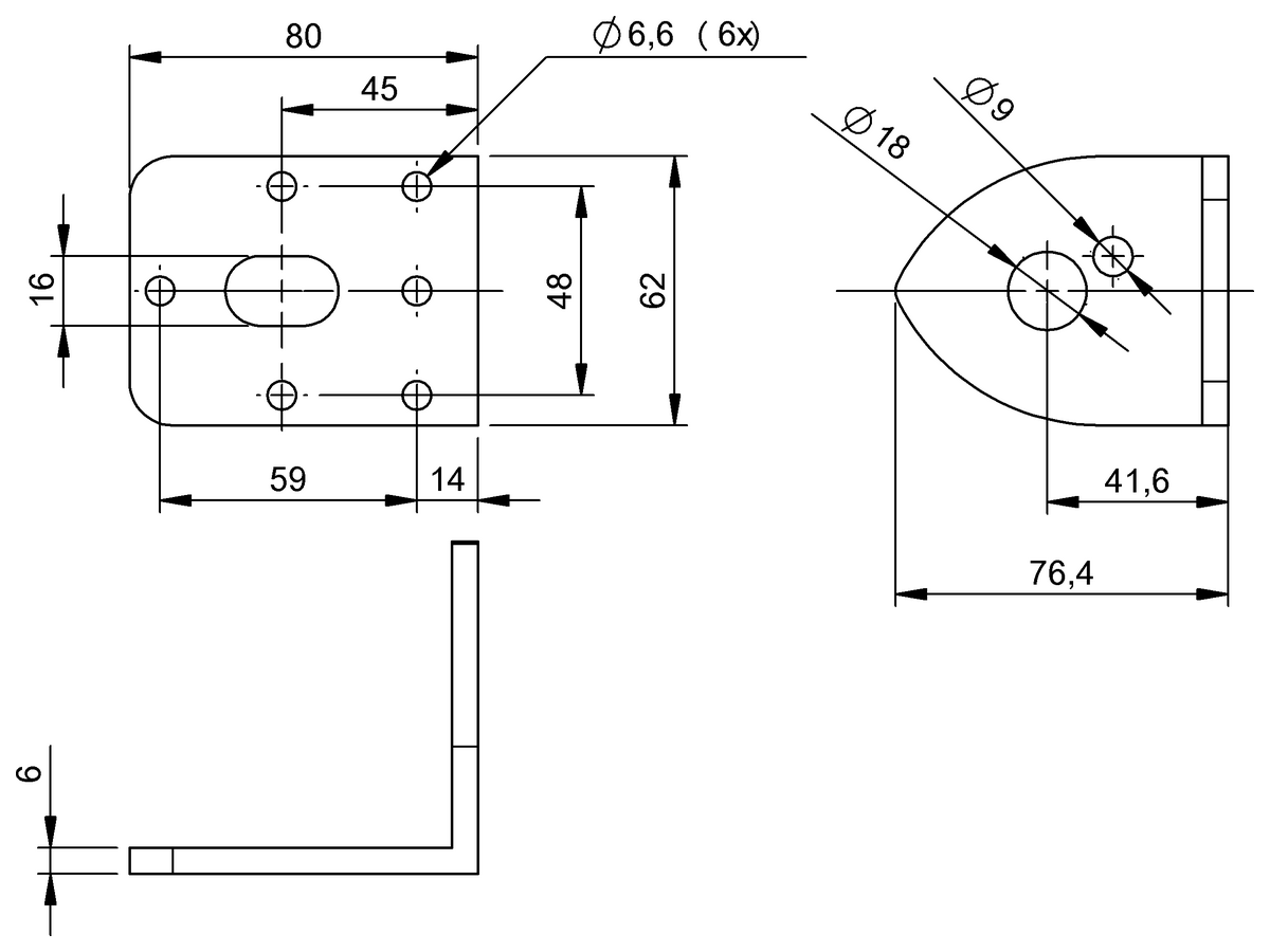 Brackets for Human Machine Interfaces