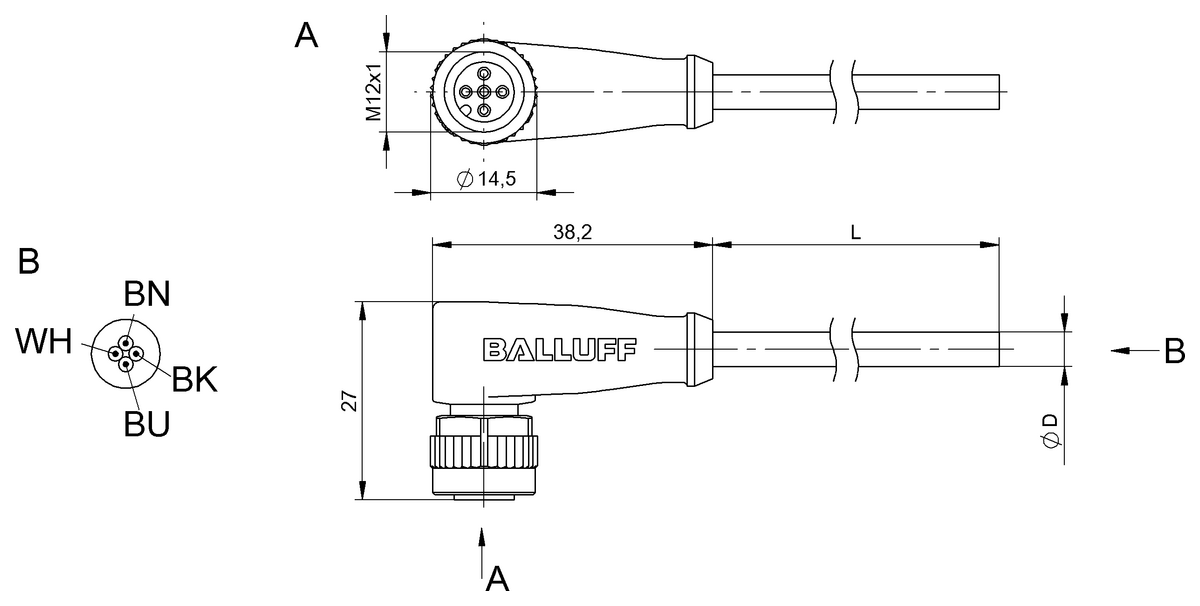 Single-ended cordsets