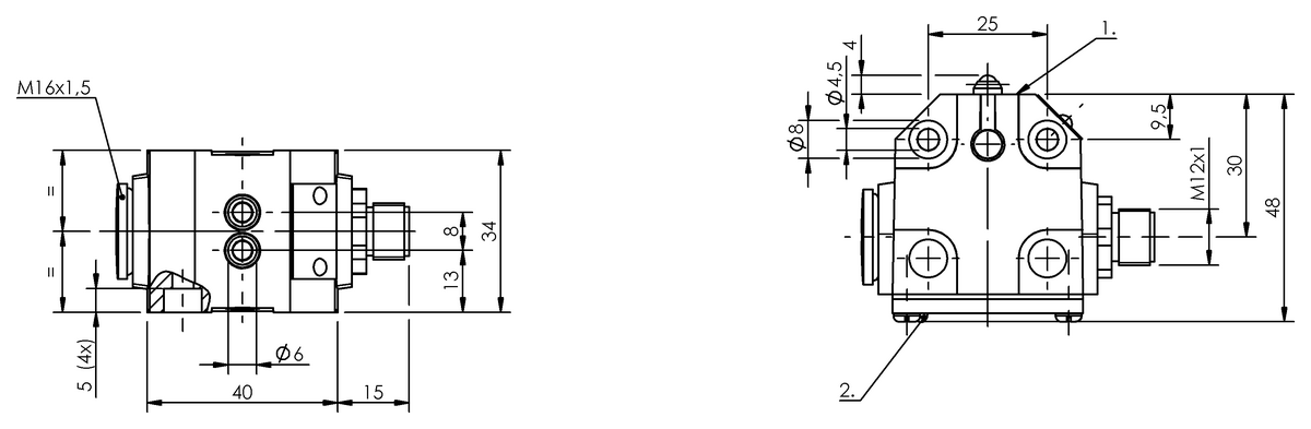 Mechanical multiple position limit switches