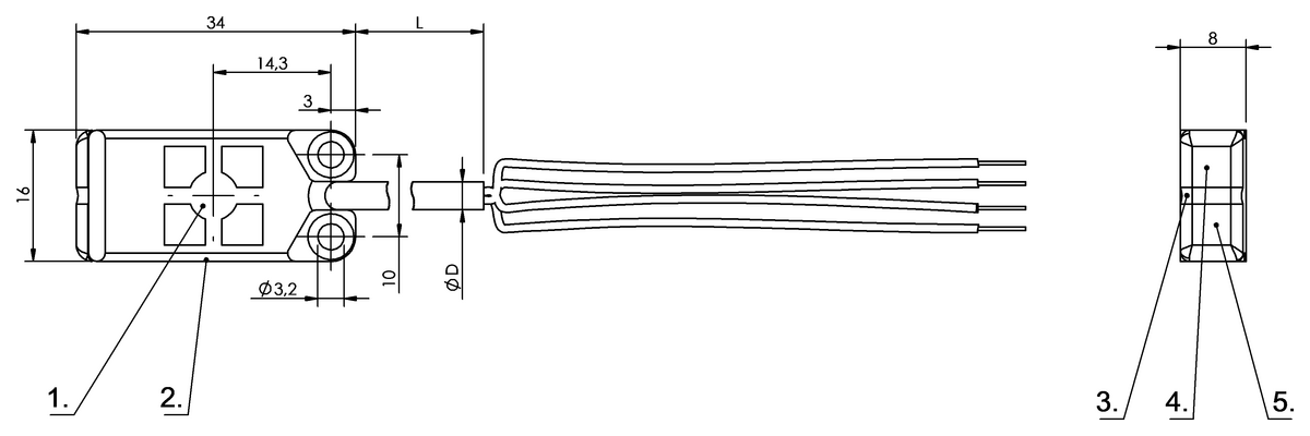 Capacitive level sensors