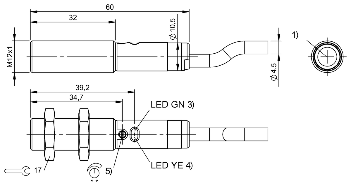 Through-beam sensors
