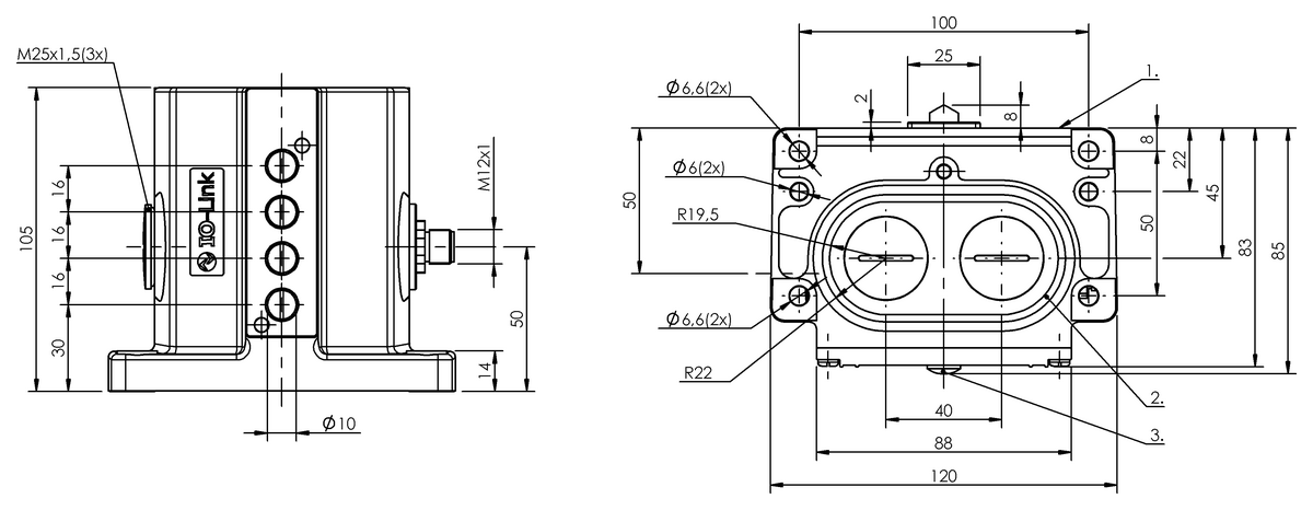 Mechanical multiple position limit switches