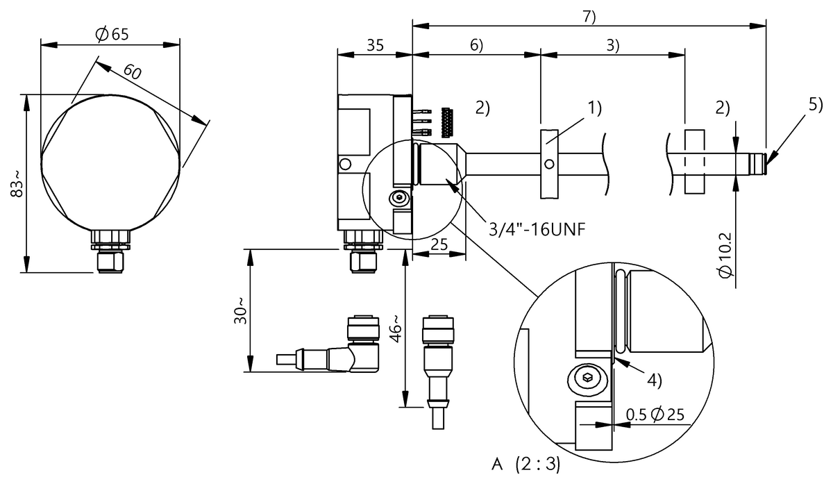 Robust magnetostrictive linear position sensors