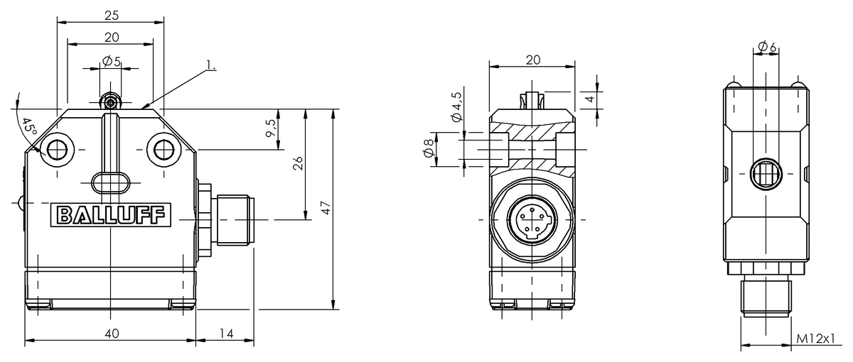 Mechanical single position limit switches