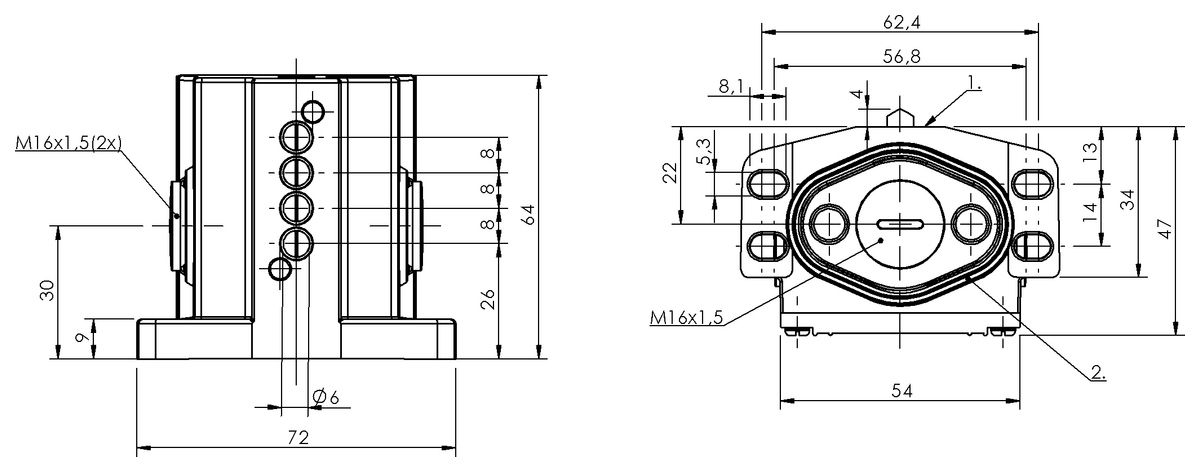 Mechanical multiple position limit switches