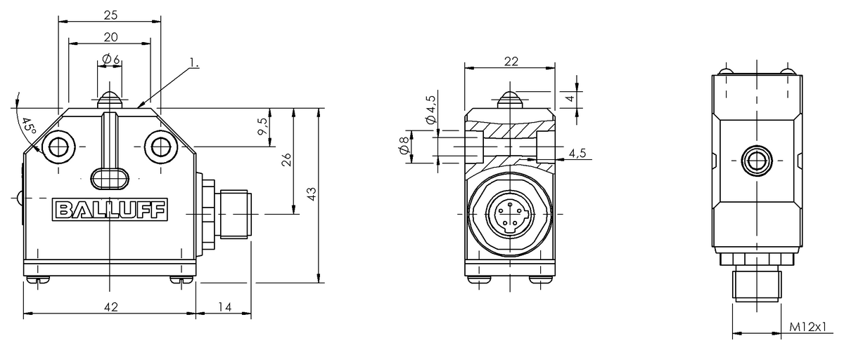 Mechanical single position limit switches