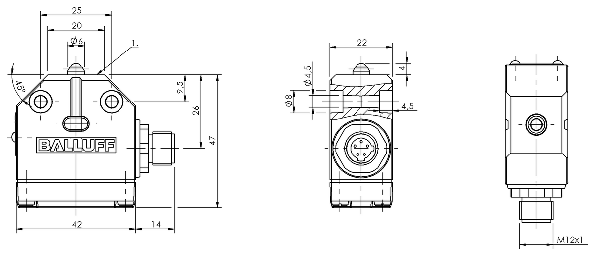 Mechanical single position limit switches