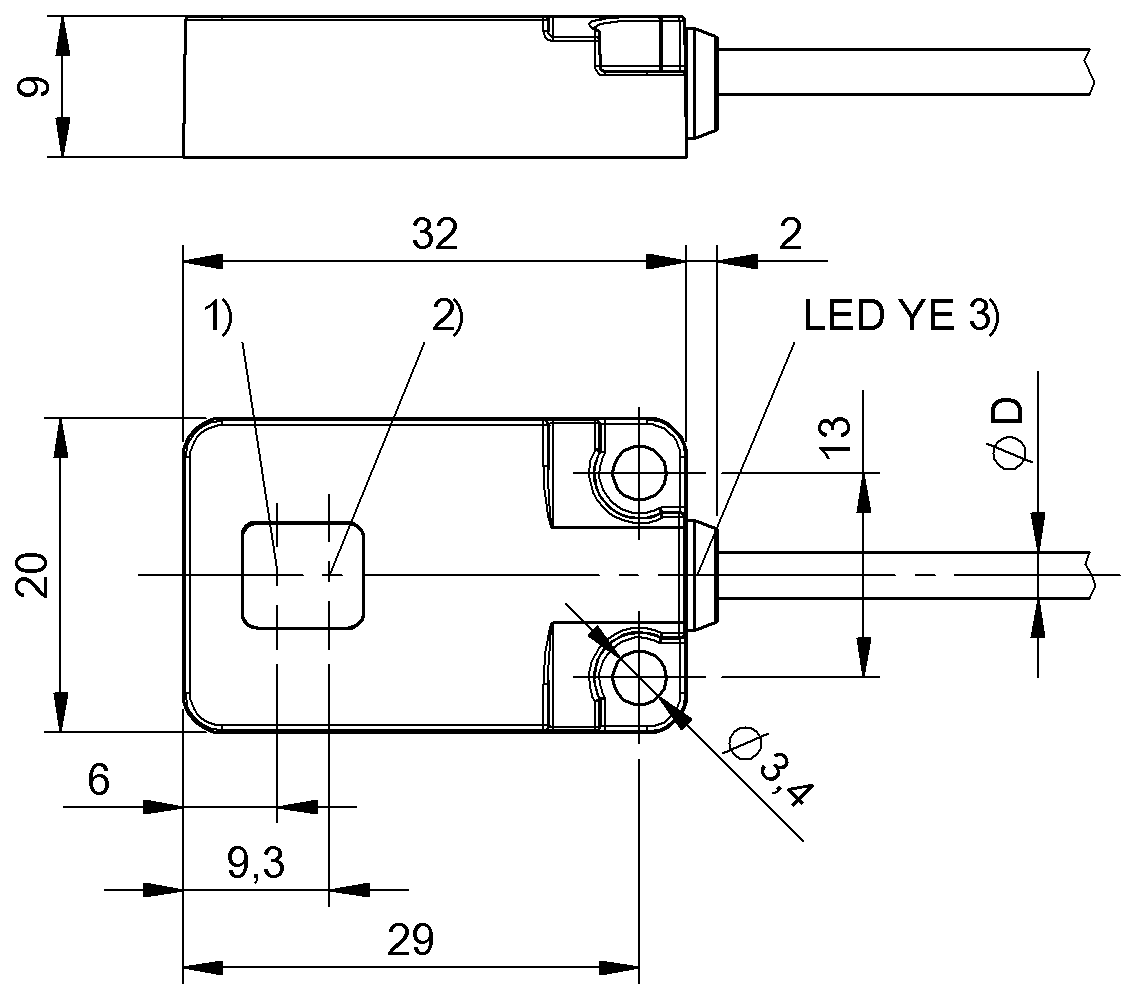 Diffuse sensors