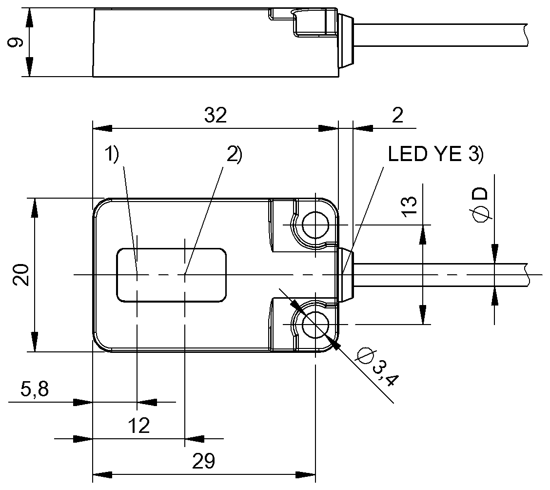 Diffuse sensors