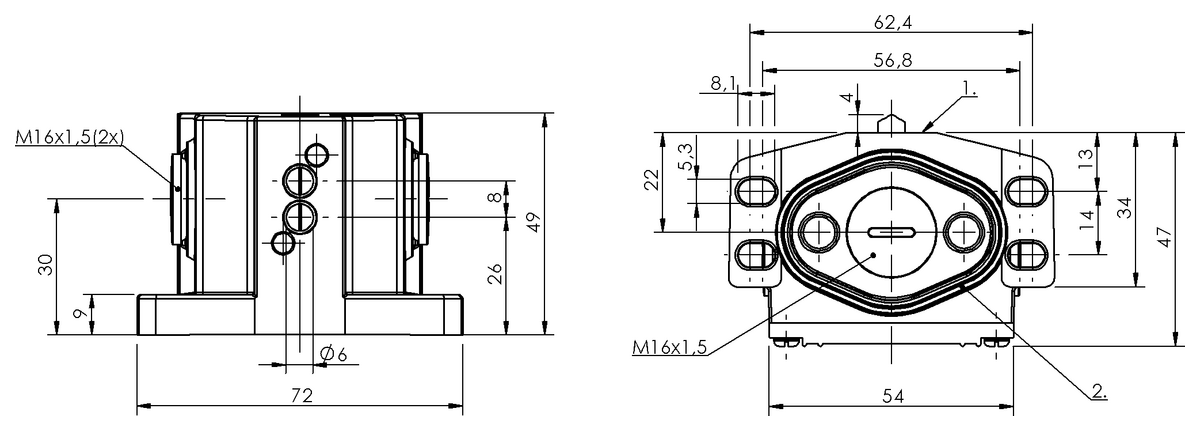 Mechanical multiple position limit switches