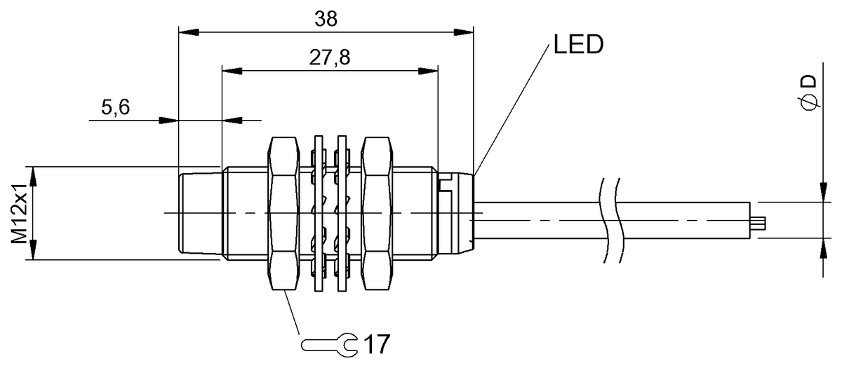 Inductive proximity switches and proximity sensors