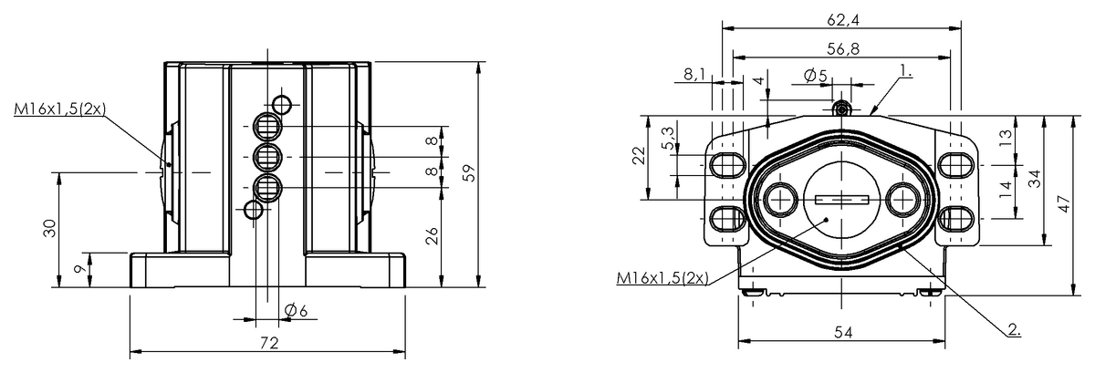 Mechanical multiple position limit switches