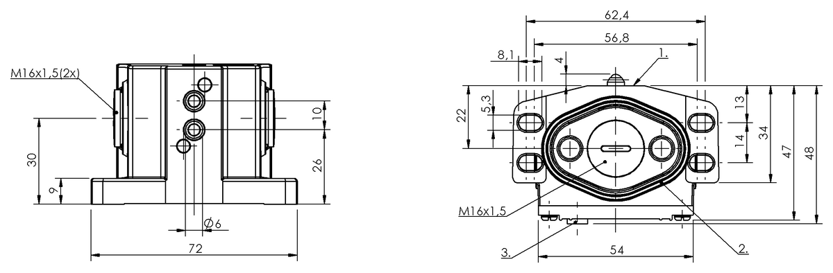Mechanical multiple position limit switches