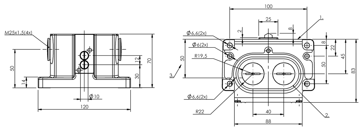 Mechanical multiple position limit switches
