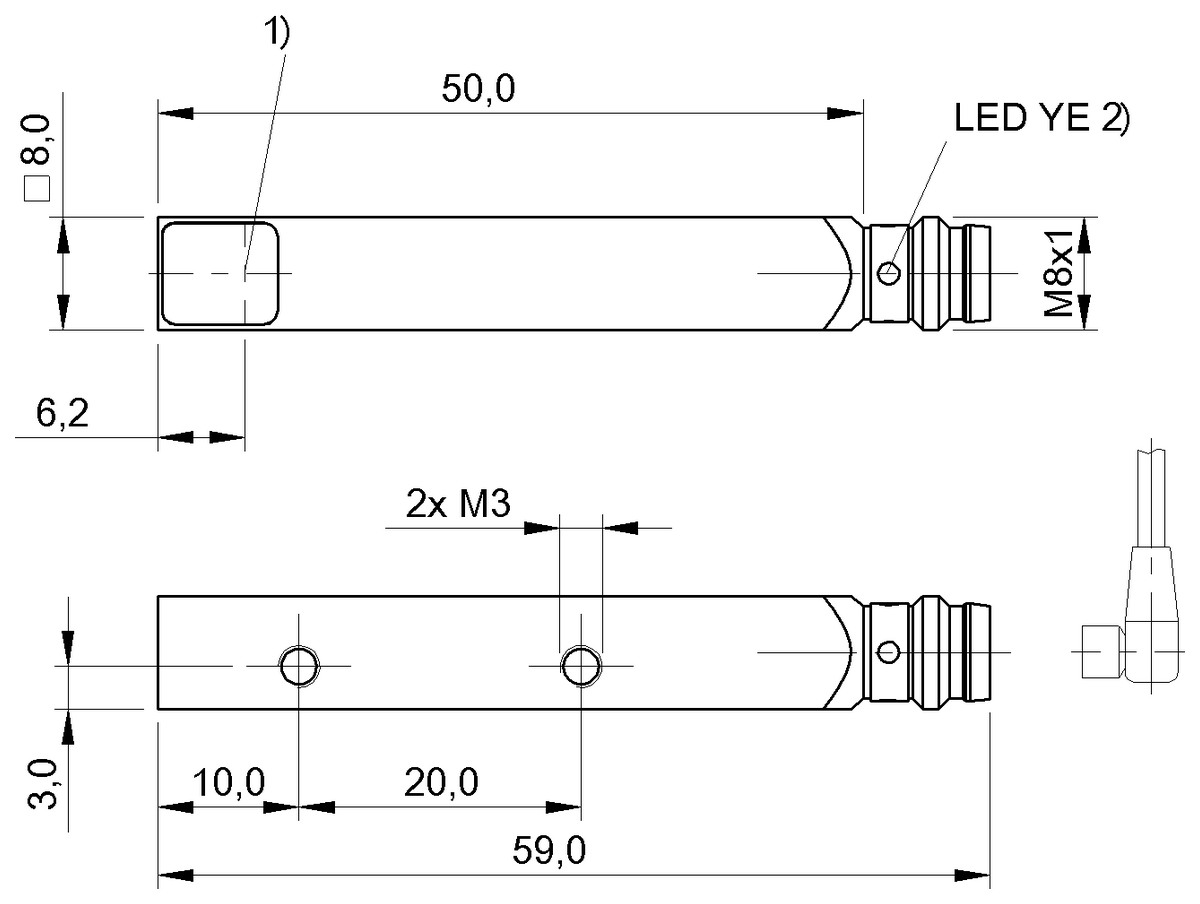 Through-beam sensors