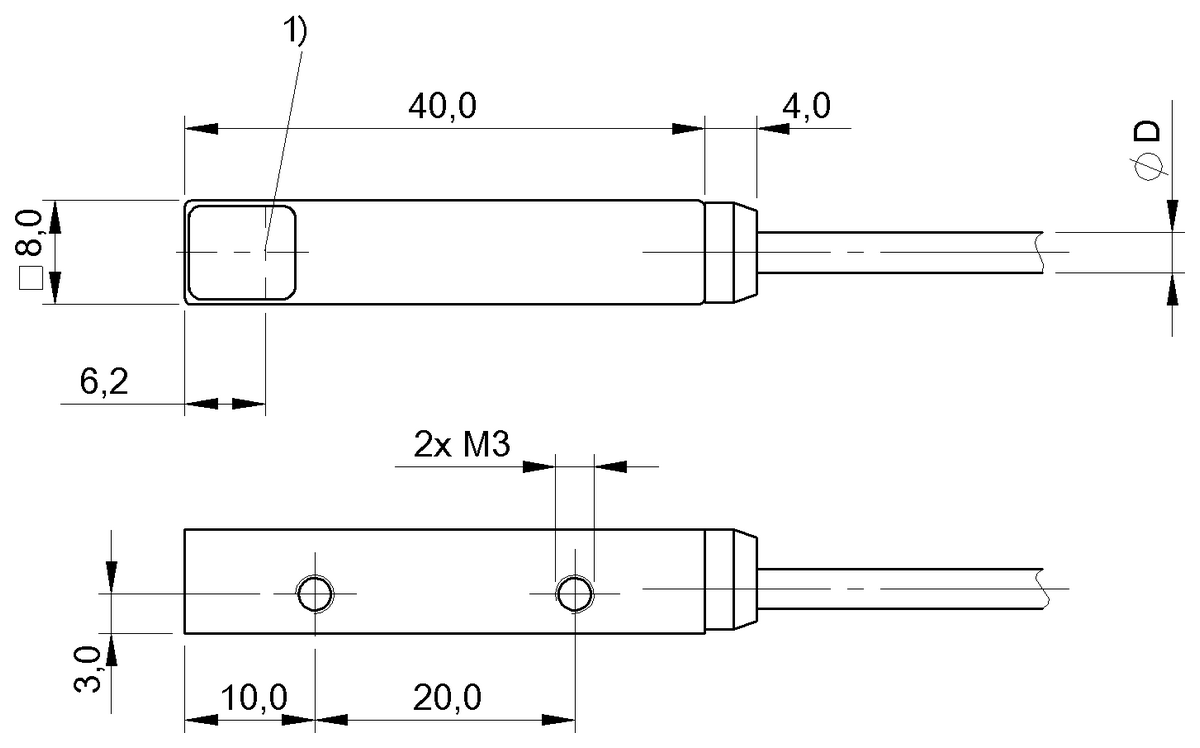 Through-beam sensors