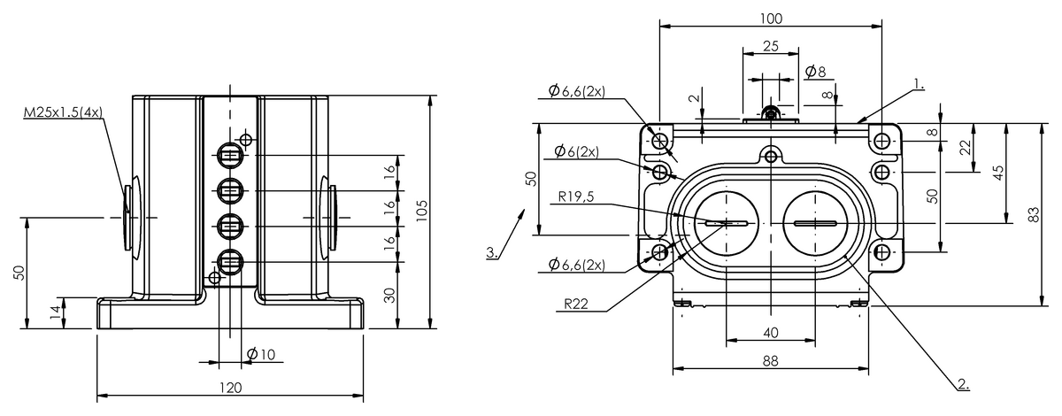 Mechanical multiple position limit switches