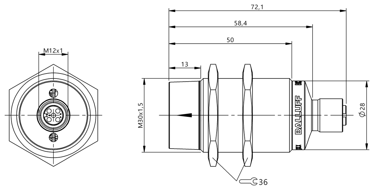 Inductive couplers for contactless energy and signal transmission