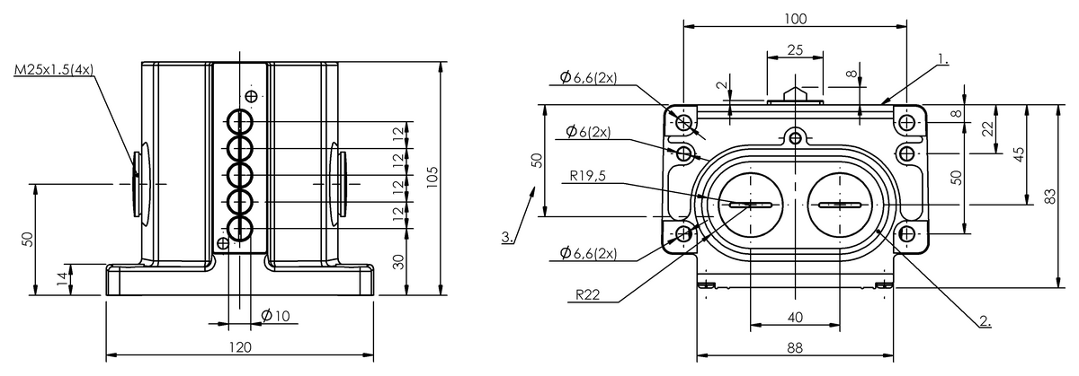 Mechanical multiple position limit switches