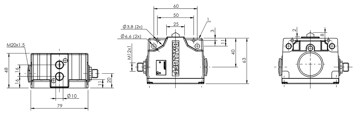 Mechanical multiple position limit switches