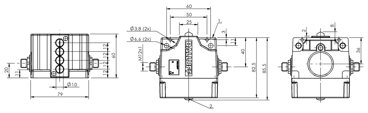 Mechanical multiple position limit switches