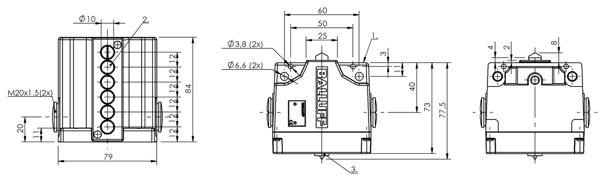 Multiple-position cam switches with mixed connections