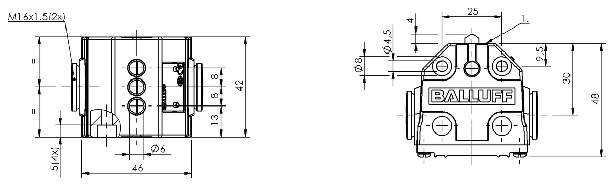 Mechanical multiple position limit switches