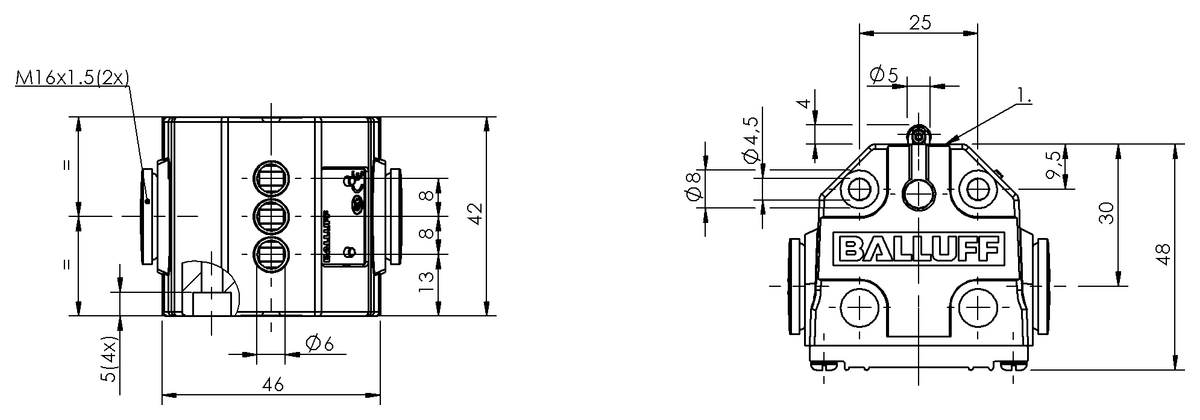 Mechanical multiple position limit switches