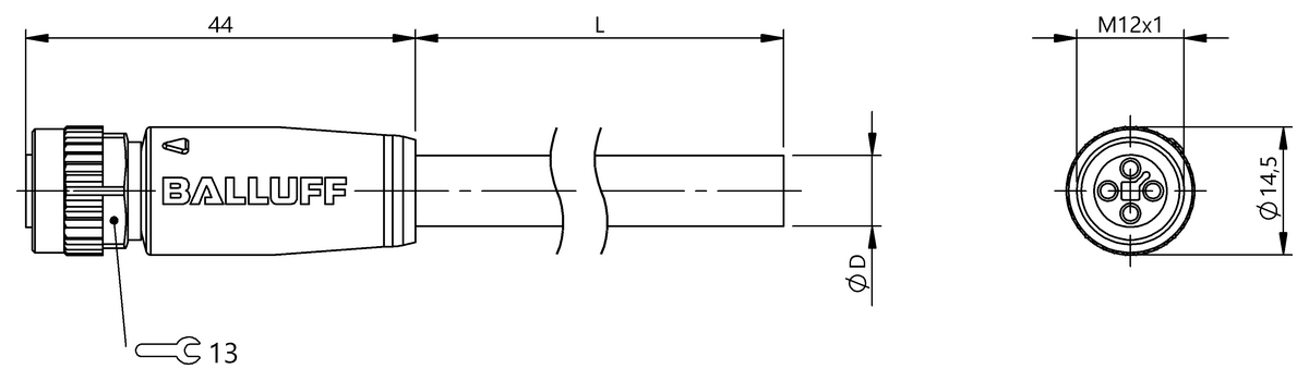 Single-ended cordsets