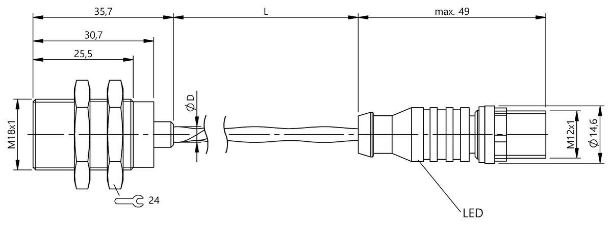 Temperature-rated inductive sensors