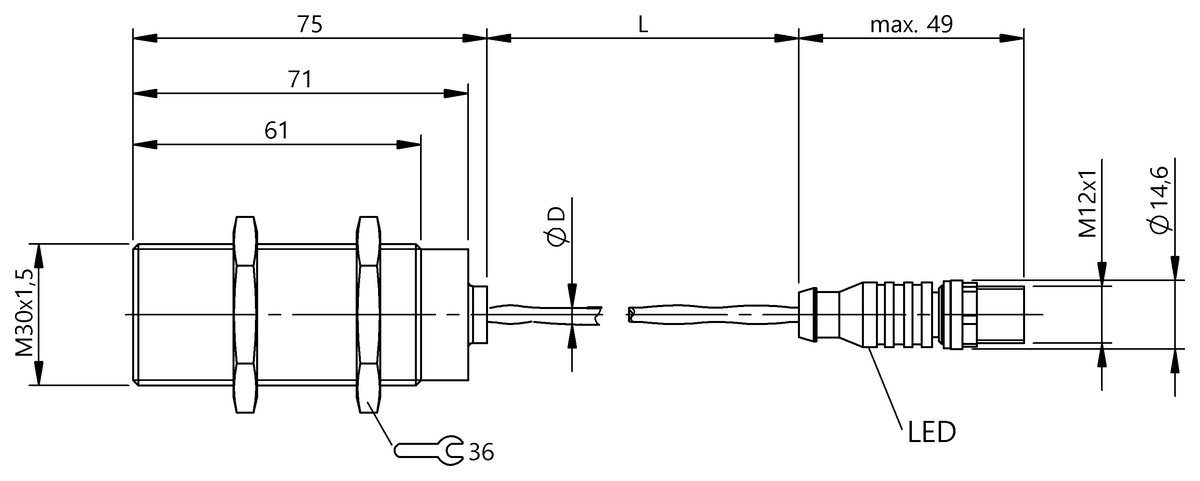 Temperature-rated inductive sensors