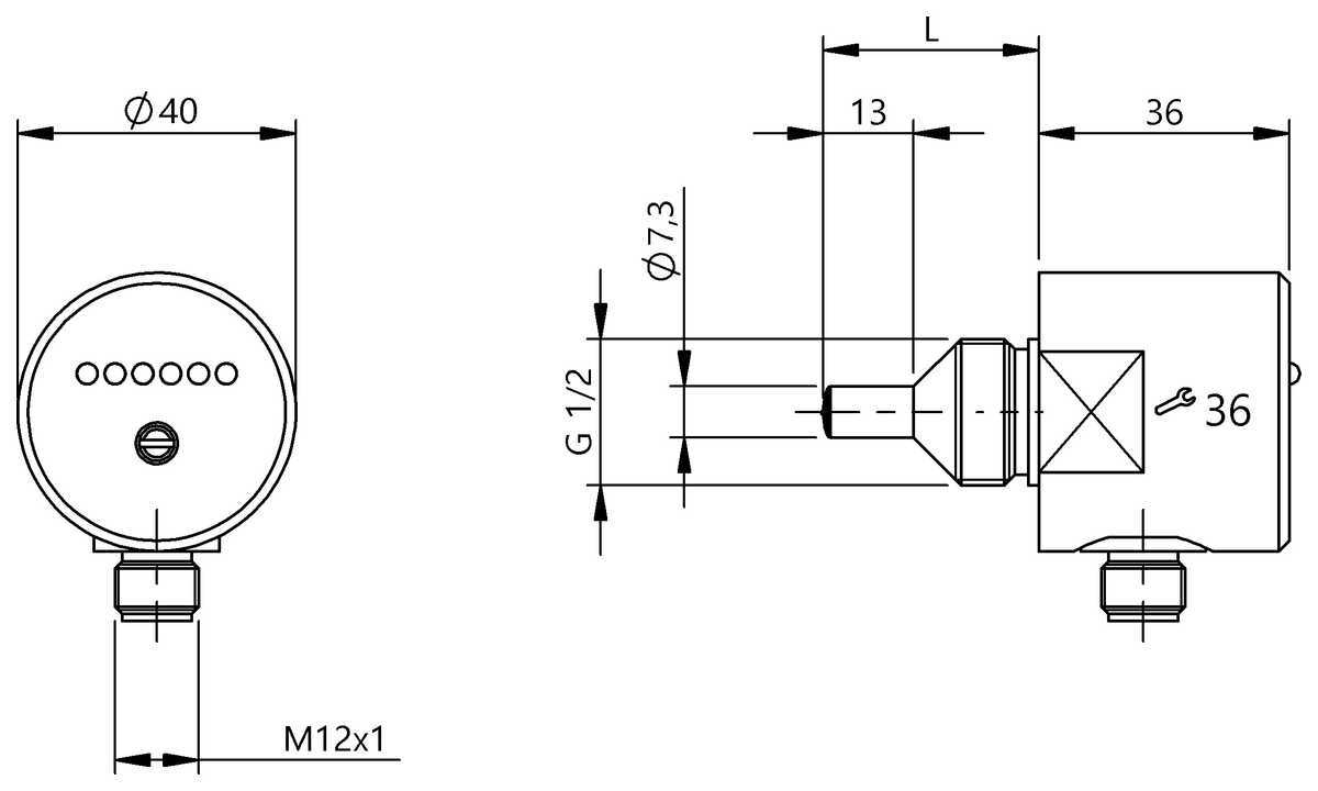 Thermal flow sensors