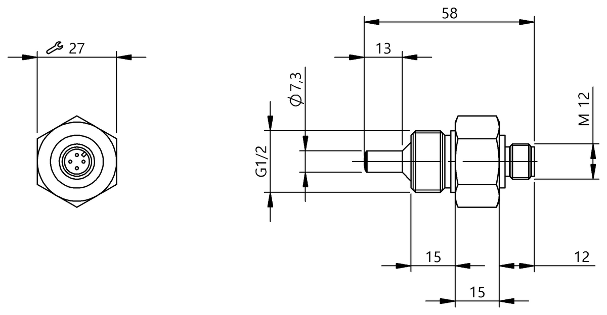 Thermal flow sensors
