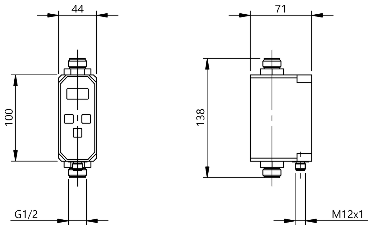 Thermal flow sensors