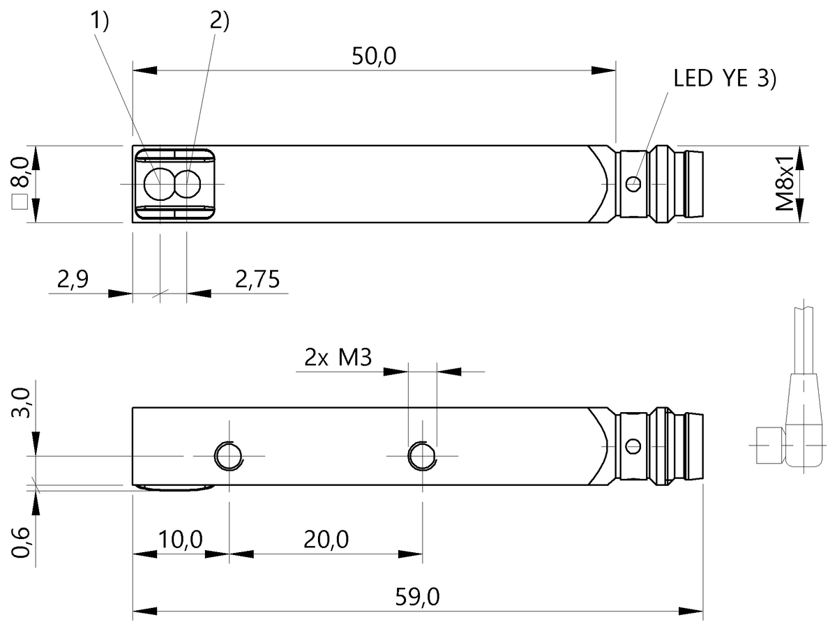 Diffuse sensors