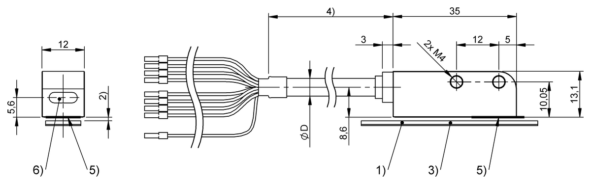 Incremental linear distance measuring system and rotary angle measuring system