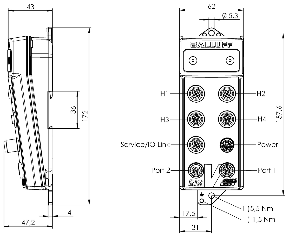 Multi-frequency RFID processors (BIS V)