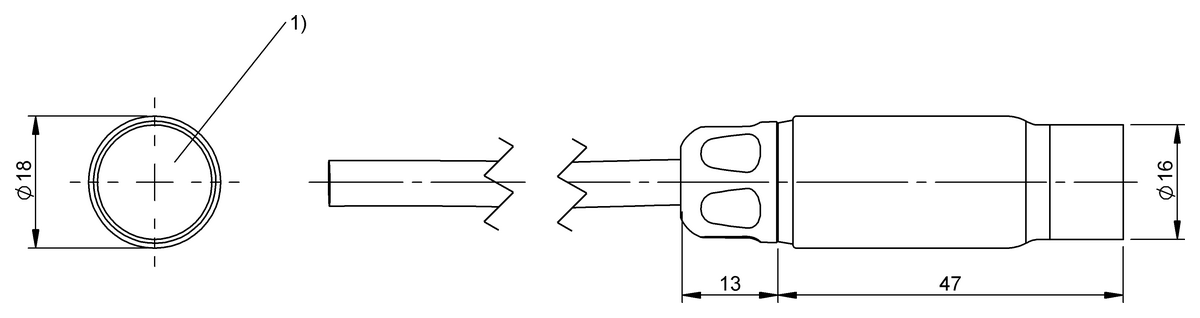 Ultrasonic sensors with analog output or digital output