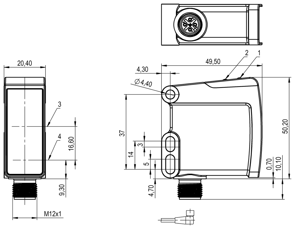 Diffuse sensors