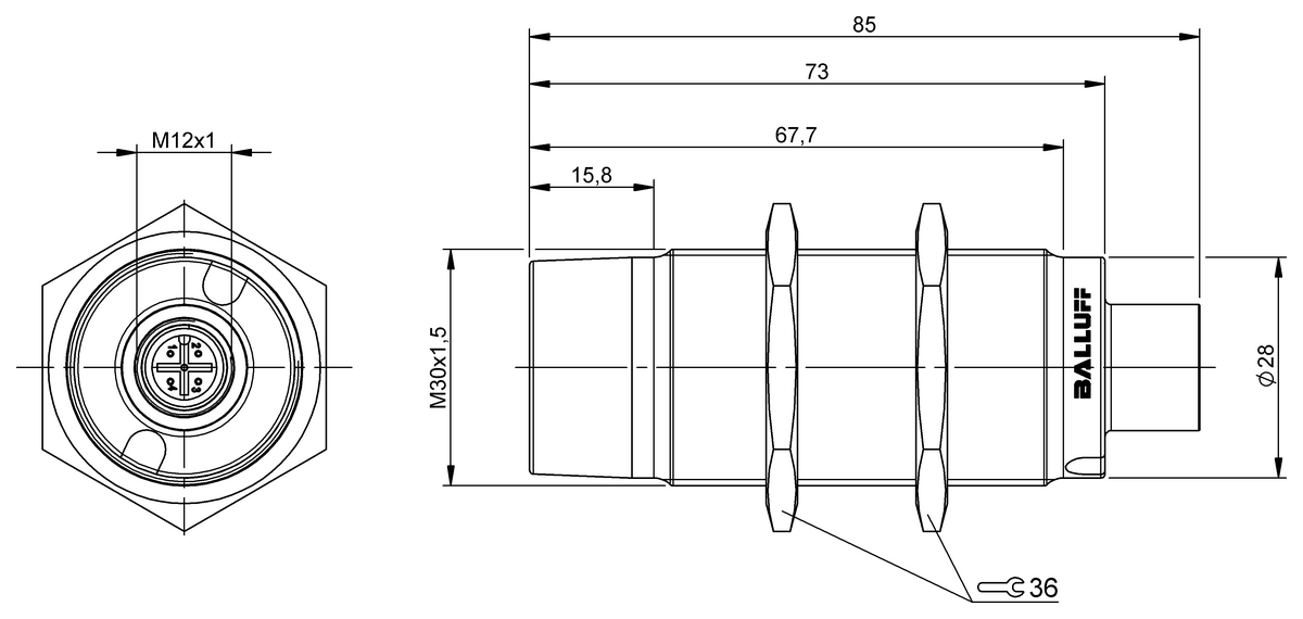 Inductive couplers for contactless energy and signal transmission