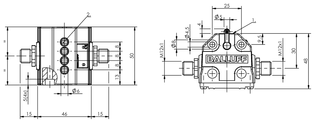 Mechanical multiple position limit switches