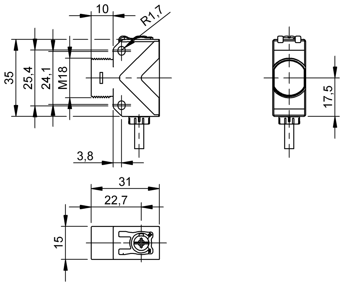 Through-beam sensors